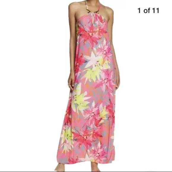 NWOT Trina Turk Nikka Halter Maxi Dress
